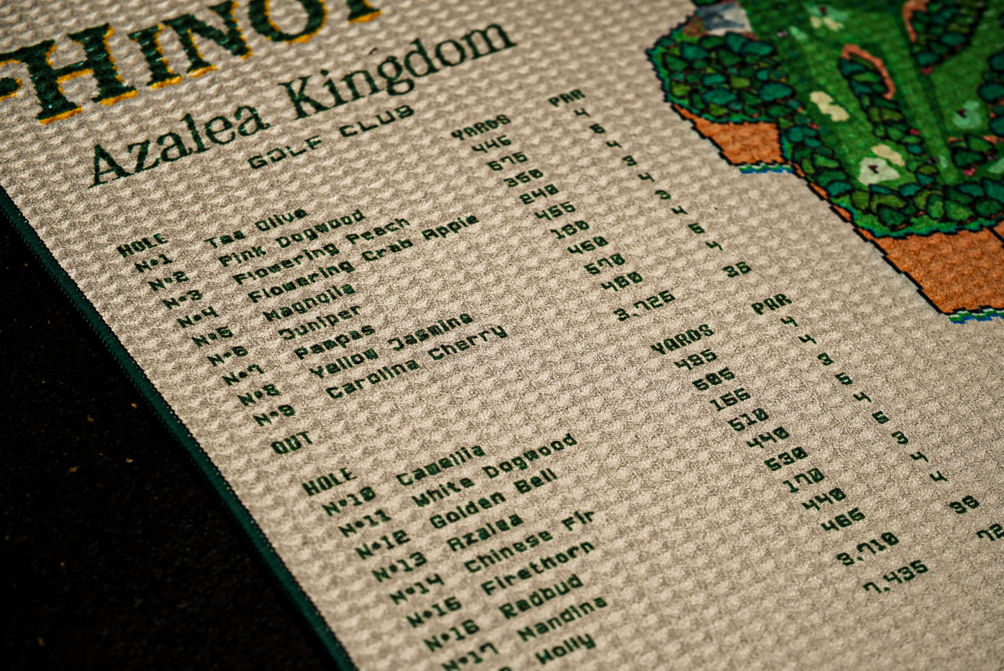 Azalea Kingdom Golf Towel